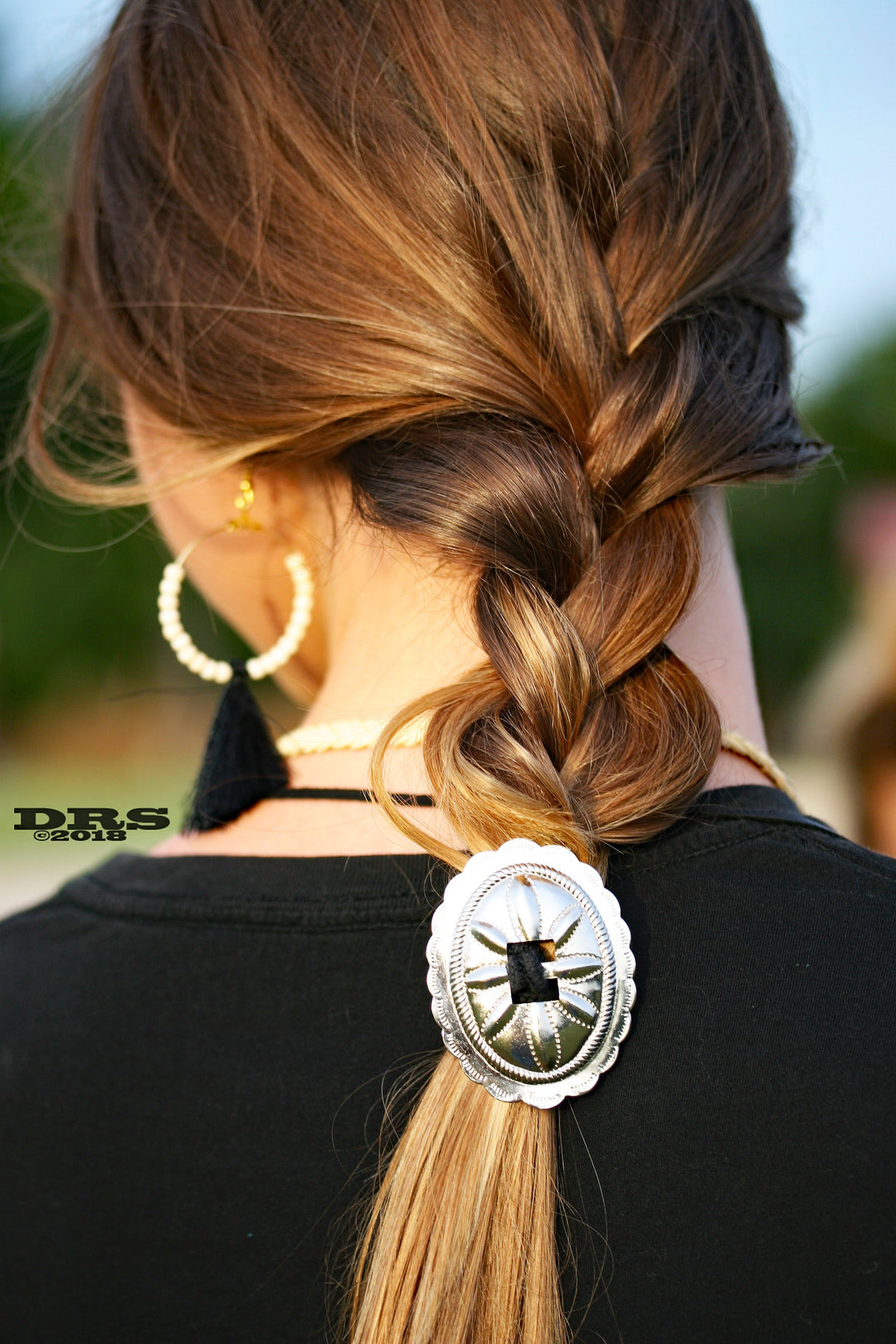 Concho Hair Tie - pick your favorite - Buy 1, Get one Free hair ties Shopify Collective The Bijoux FAB Jewelry The Bijoux FAB Jewelry