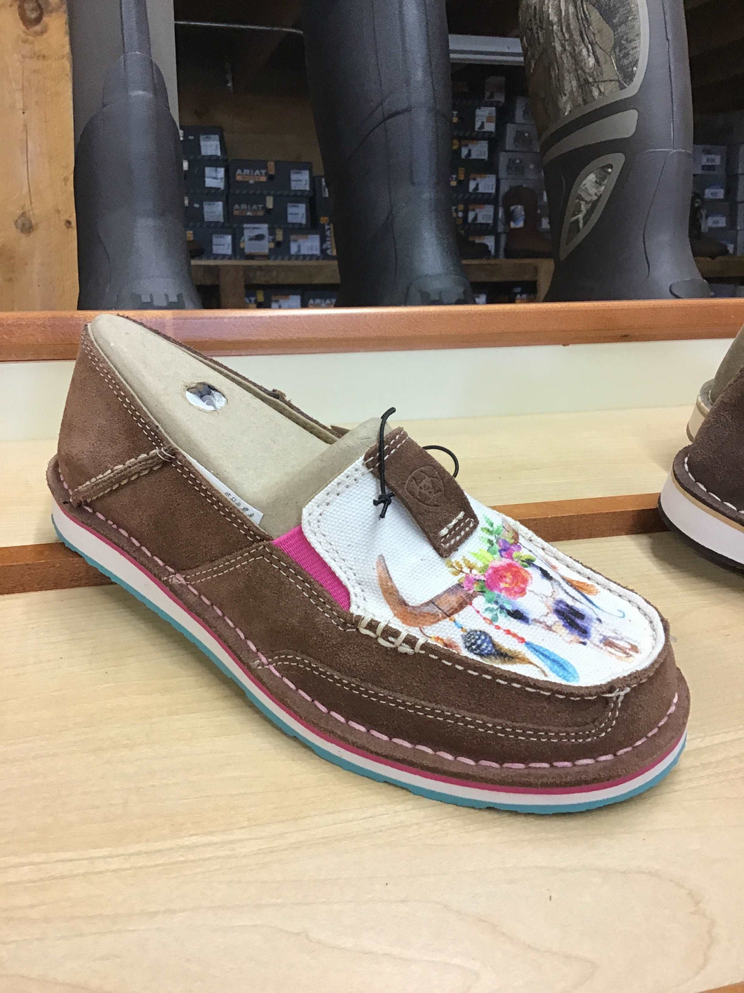 Ariat cruisers— several colors and styles available shoes saddle tan sued floral steerhead 60% off ariat Ariat