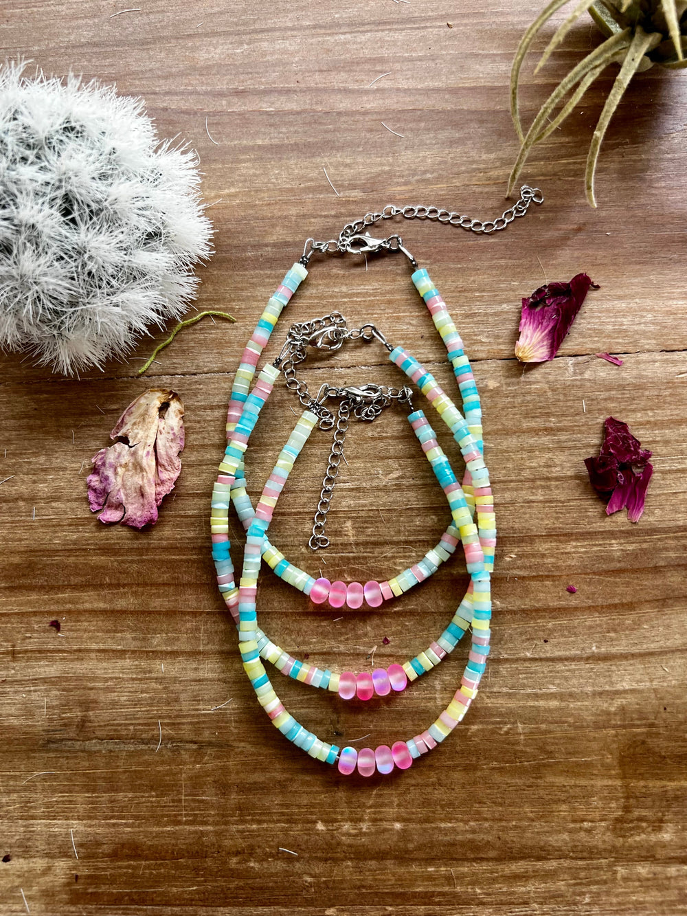 Summer anklet - colorful heishi beads anklet Shopify Collective The Bijoux FAB Jewelry The Bijoux FAB Jewelry