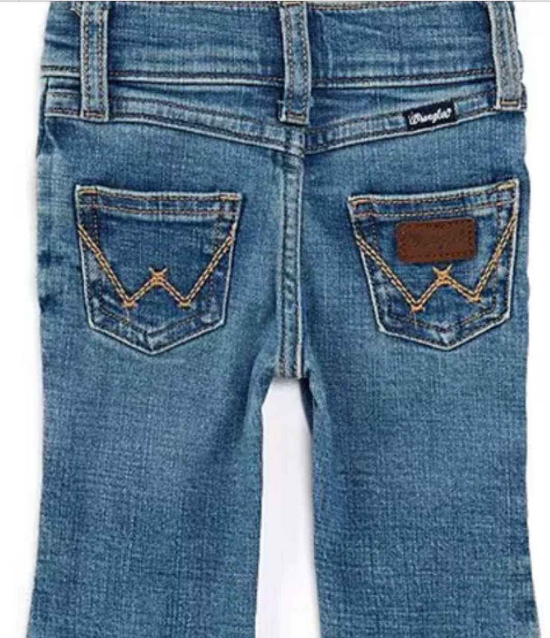Infant/Toddler Adjustable Waist Bootcut Jeans 112346939 - Double C Western SupplyWrangler
