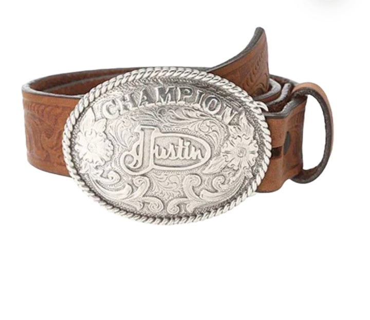 Justin Kids’s Champ Belt - Double C Western SupplyJustin