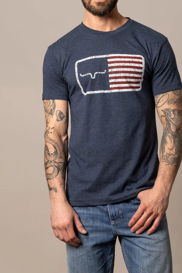 Kimes Ranch American Trucker Shirt - Navy - Double C Western SupplyKimes
