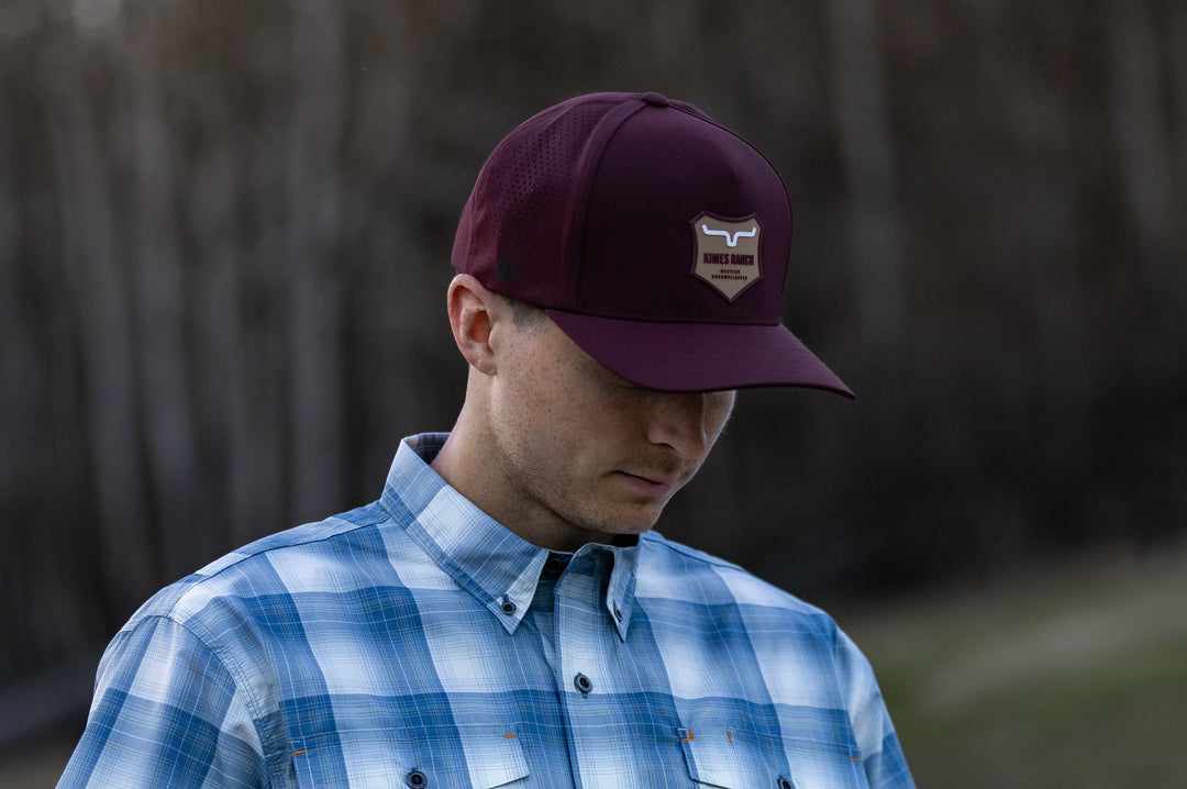 Kimes Ranch Cap Vista Burgundy - Double C Western SupplyKimes