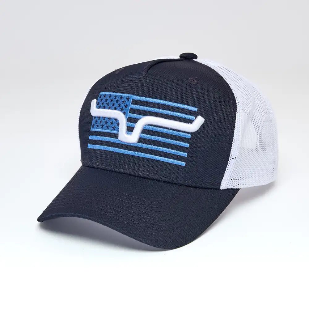 Kimes Ranch “Capital” Cap – Navy - Double C Western SupplyAriat