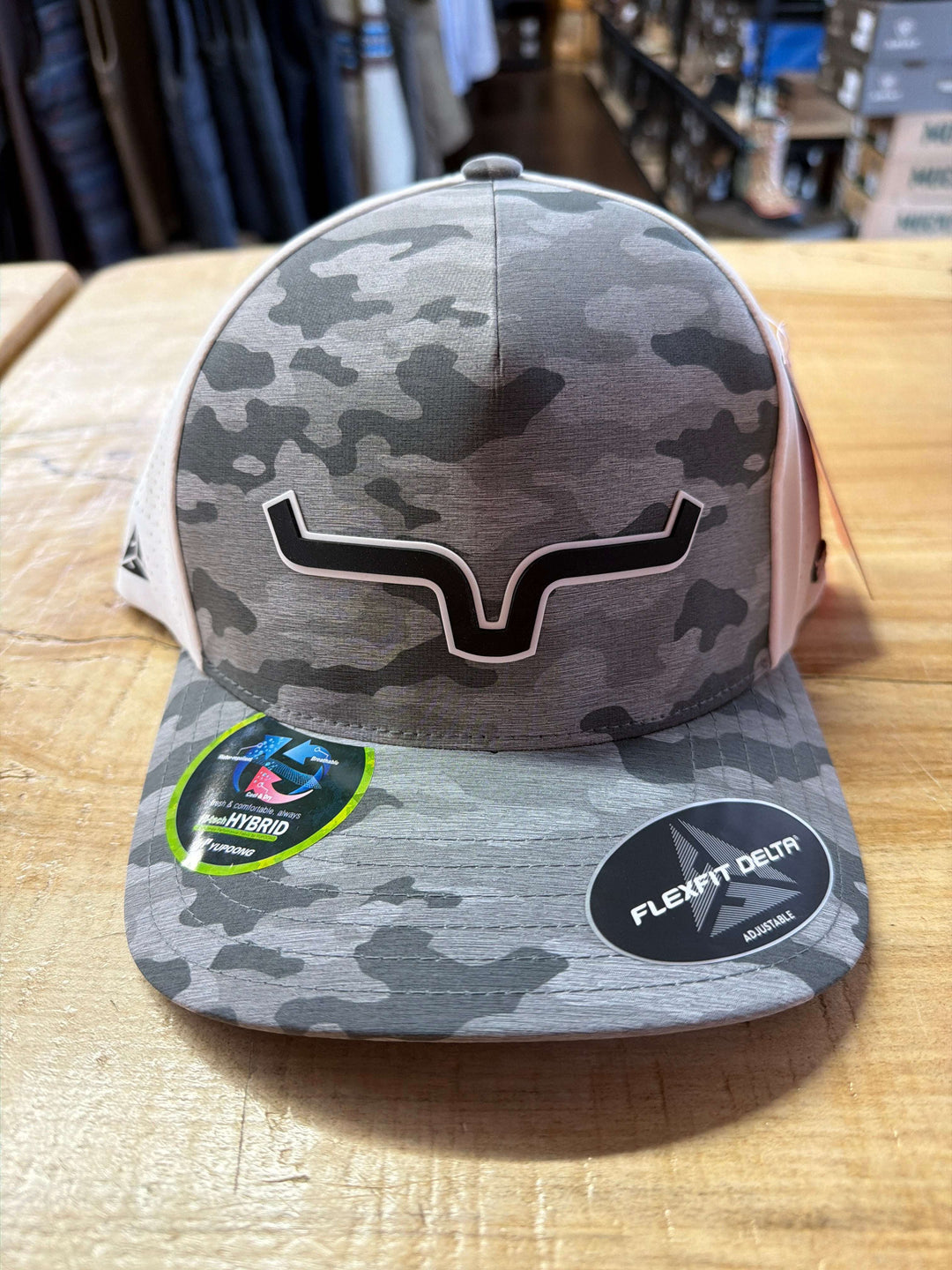 Kimes Ranch Estrada Cap Camo Grey/White - Double C Western SupplyKimes