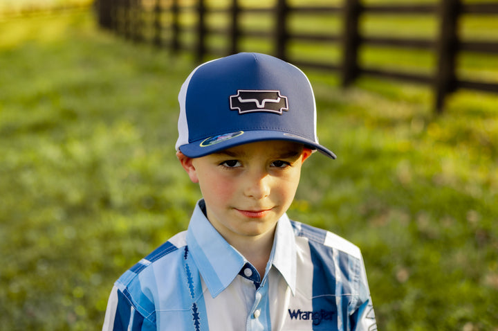 Kimes Ranch Hybrid Arena Cap Navy/White - Double C Western SupplyKimes