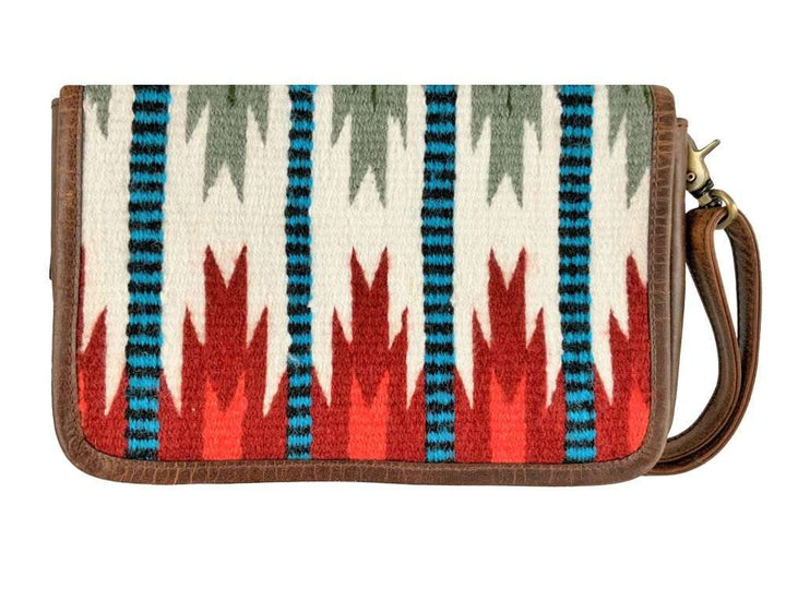 Klassy Cowgirl Wool Saddle Blanket Leather Crossbody Bag 78038 - Double C Western SupplyShiloh