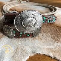 Ladies Ariat Floral Embossed Belts - Double C Western SupplyM & F