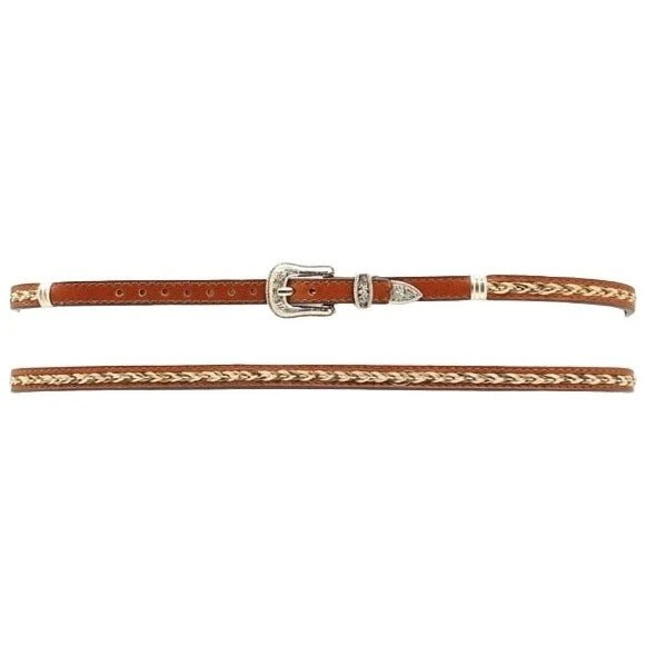 Leather and Horsehair Hatband | 0274802/0274801 - Double C Western SupplyM &amp; F