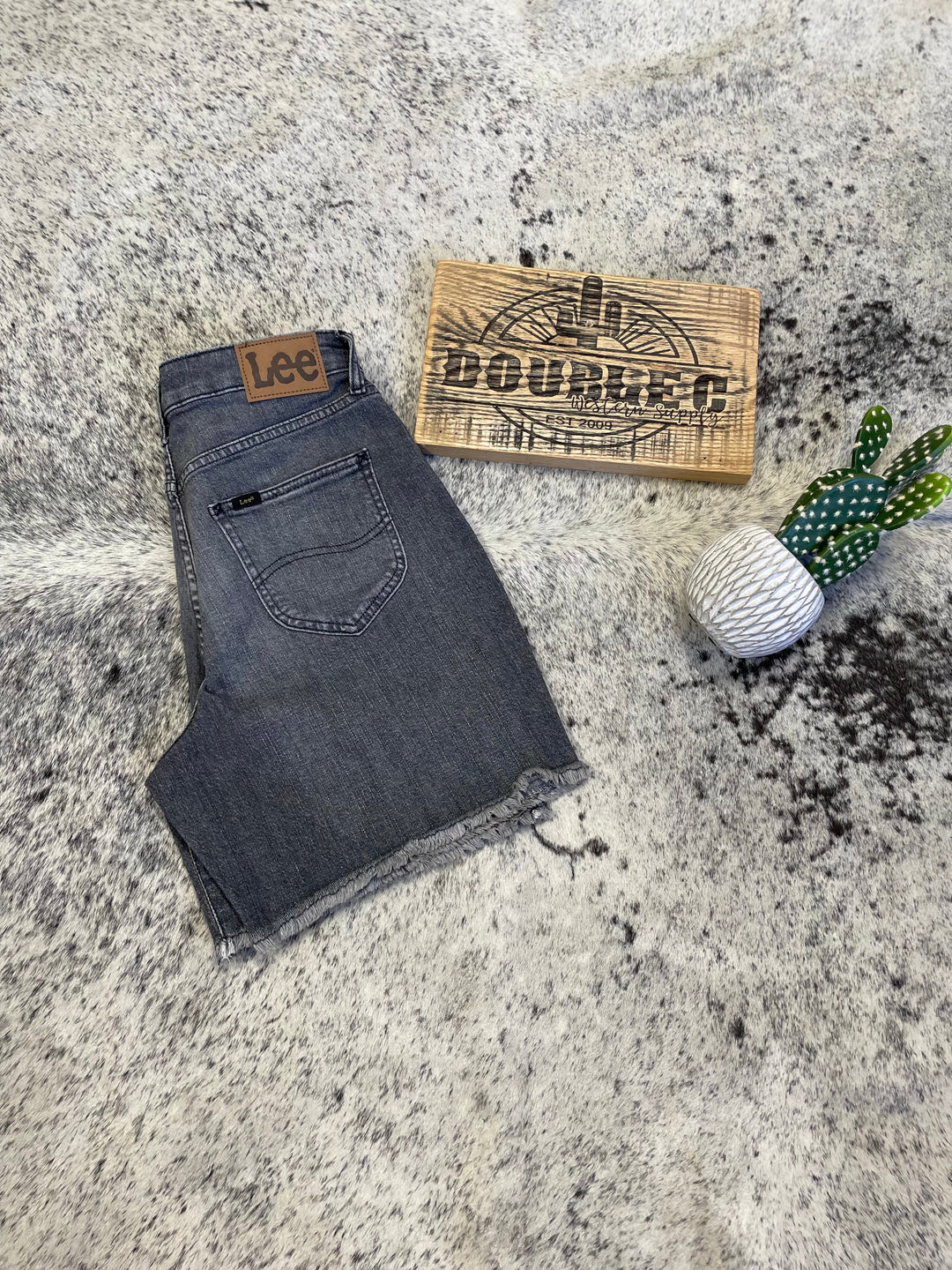 Lee Legendary Cut-off Short - Blurred Darks - Double C Western SupplyLee