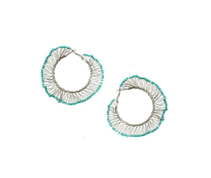 LOOP WEAVER WIRE HOOP EARRINGS - Double C Western SupplyMyra
