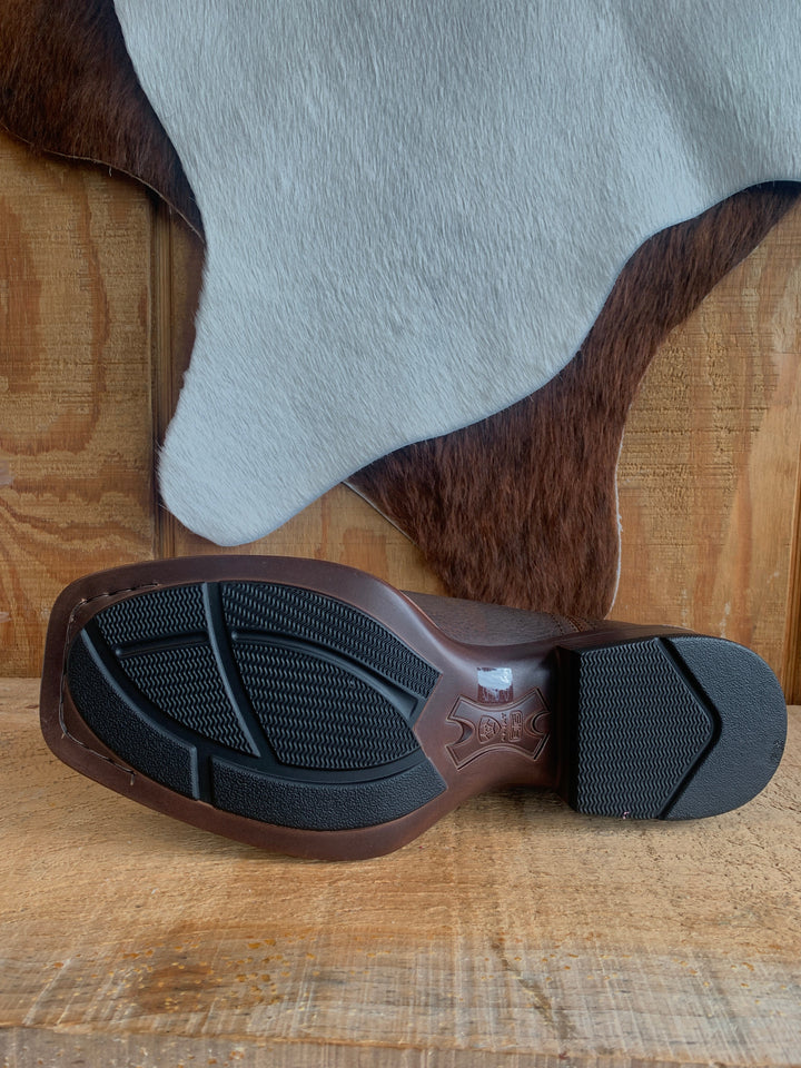 MNS Booker Ultra Western Boot BROWN OILED ROWDY - Double C Western SupplyAriat