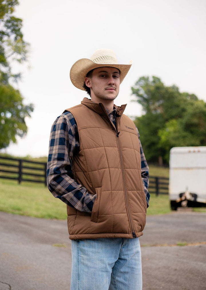 MNS Crius Insulated Vest BRAZIL NUT 10079526 - Double C Western SupplyAriat