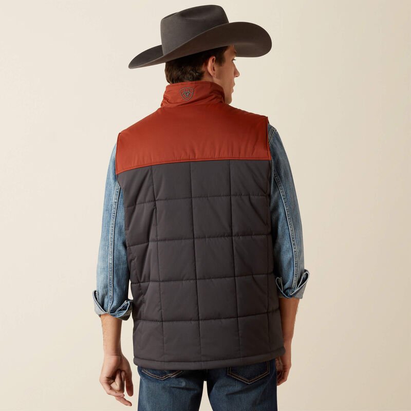 MNS Crius Insulated Vest SMOKED PAPRIKA/PHANTOM 10062604 - Double C Western SupplyAriat