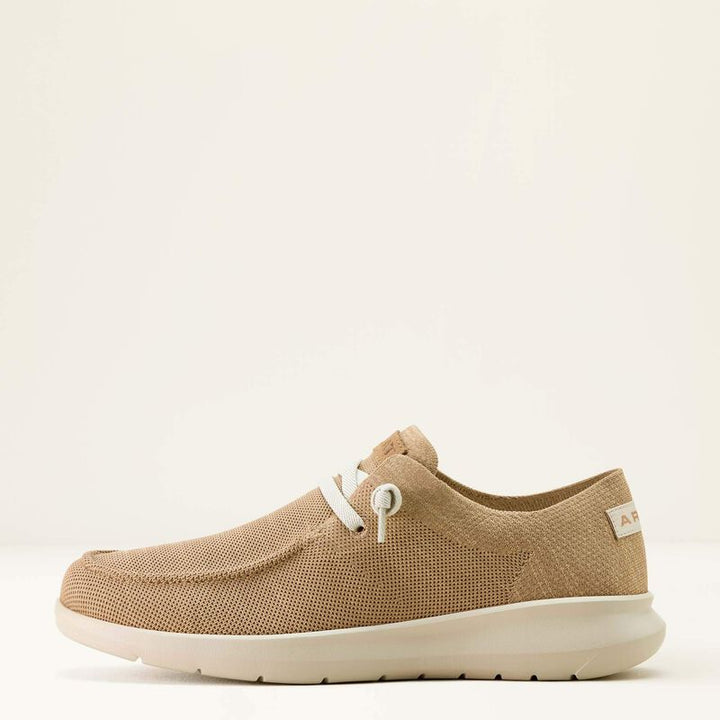 MNS Hilo Shoe LIGHT TAN KNIT 10064055 - Double C Western SupplyAriat