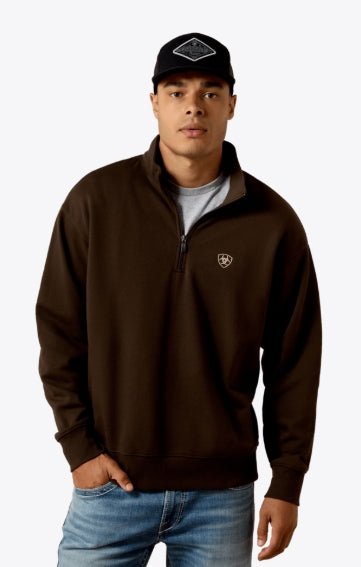 MNS Holiday 1/4 Zip Sweatshirt DELICIOSO 10085376 - Double C Western SupplyAriat