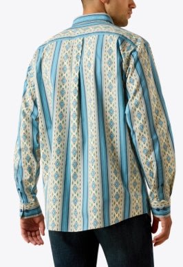 MNS Jaden Classic Fit Shirt SUMMER MELON SOUTHWEST PRINT 10071612 - Double C Western SupplyAriat