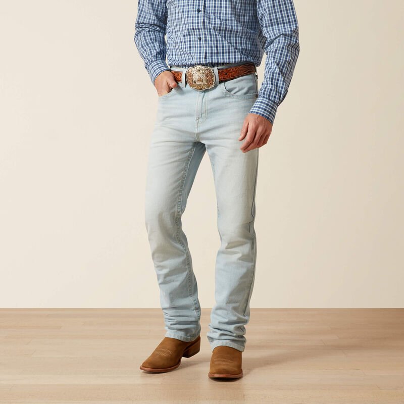 MNS M7 Slim Ontario Classic Rise Straight Leg Jeans 10061742 - Double C Western SupplyAriat