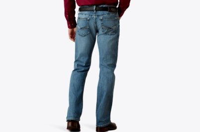 MNS M7 Slim Wessley Straight Jean Gaviota - 1002206 - Double C Western SupplyAriat