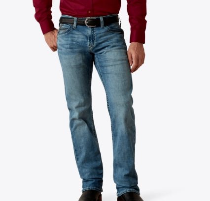 MNS M7 Slim Wessley Straight Jean Gaviota - 1002206 - Double C Western SupplyAriat
