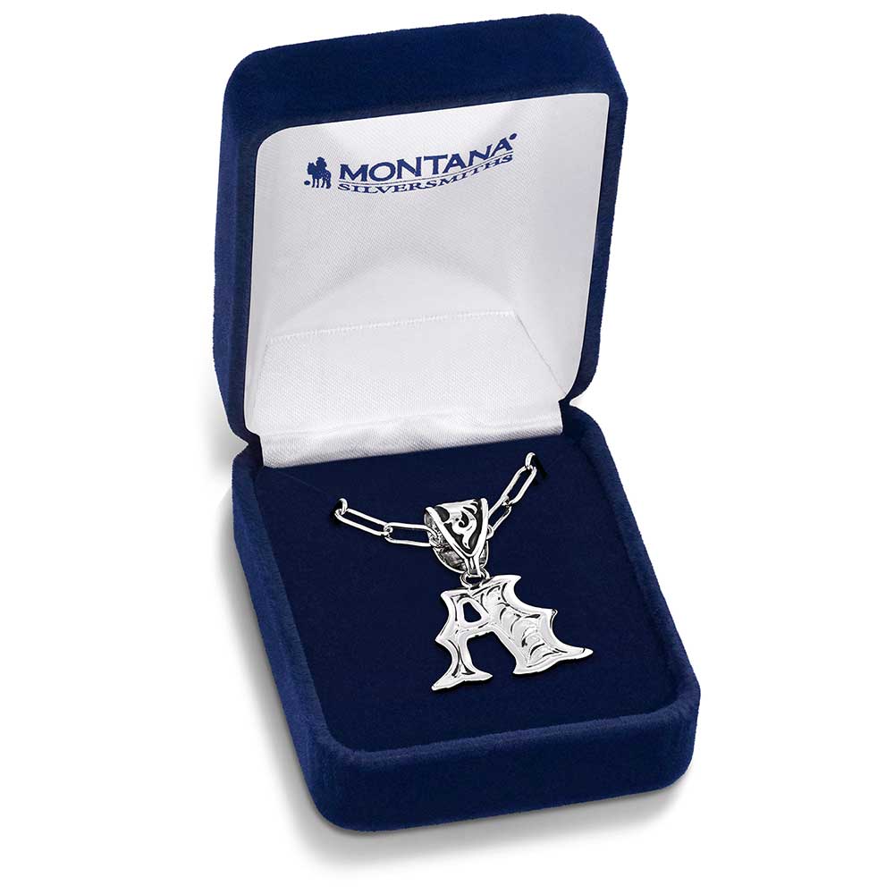 Montana Silversmiths Western Initial Necklace NC6096 - Double C Western SupplyMontana Silversmiths