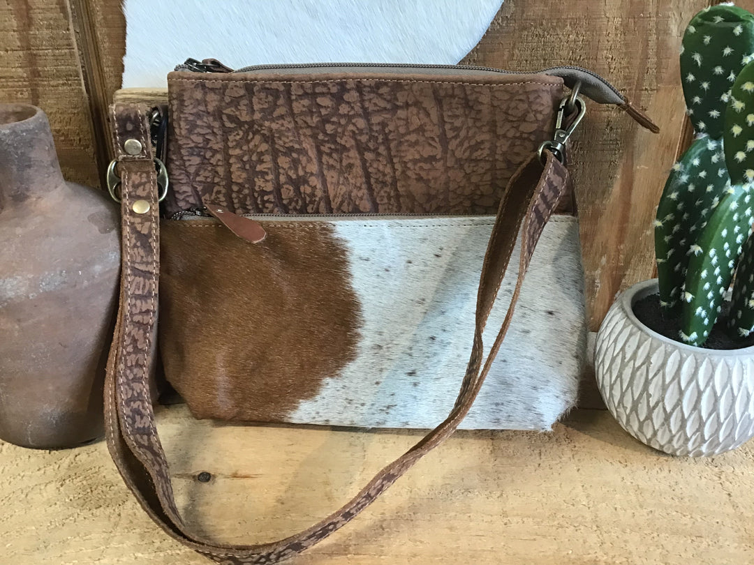 Mountain View Leather &amp; Hairon Bag - Double C Western SupplyMyra