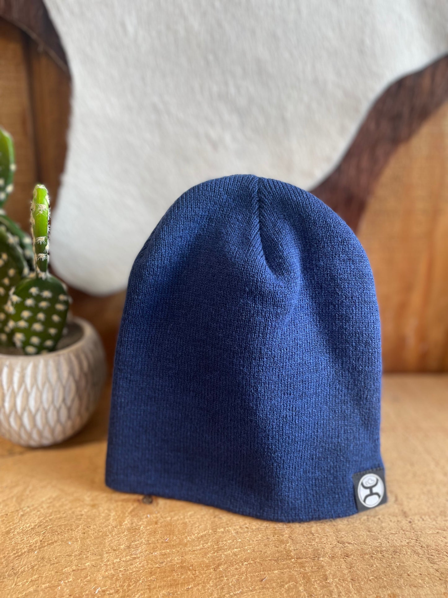 Hooey Beanie Navy With Black/White Hooey Logo Tag Beanie Hooey