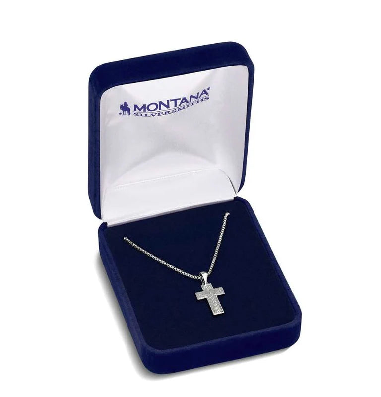 Montana Silversmiths Necklace Women Timeless Devotion Cross 21" NC6034 NECKLACE Montana Silversmiths