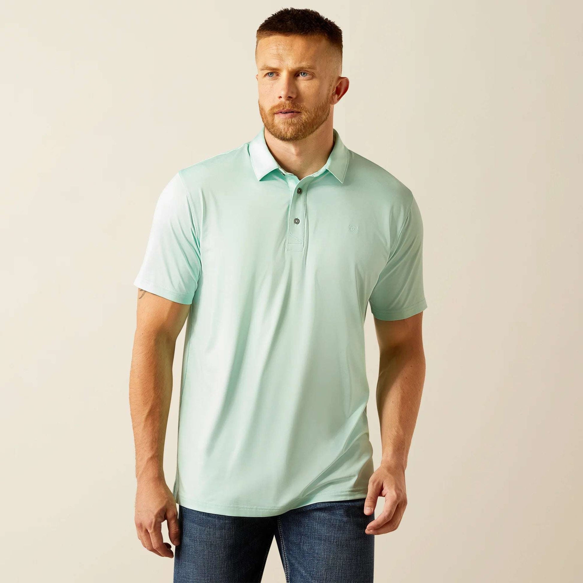 Men's Ariat Charger 2.0 Fitted Polo Shirt 10058779 Shirt ariatmens Ariat