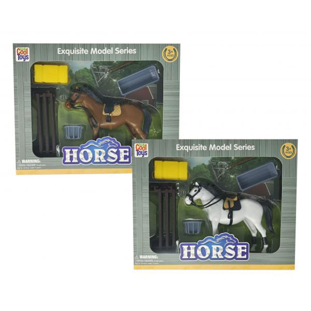 Plastic Toy Horse with Various Barn Accessories 20224 - Double C Western SupplyShiloh