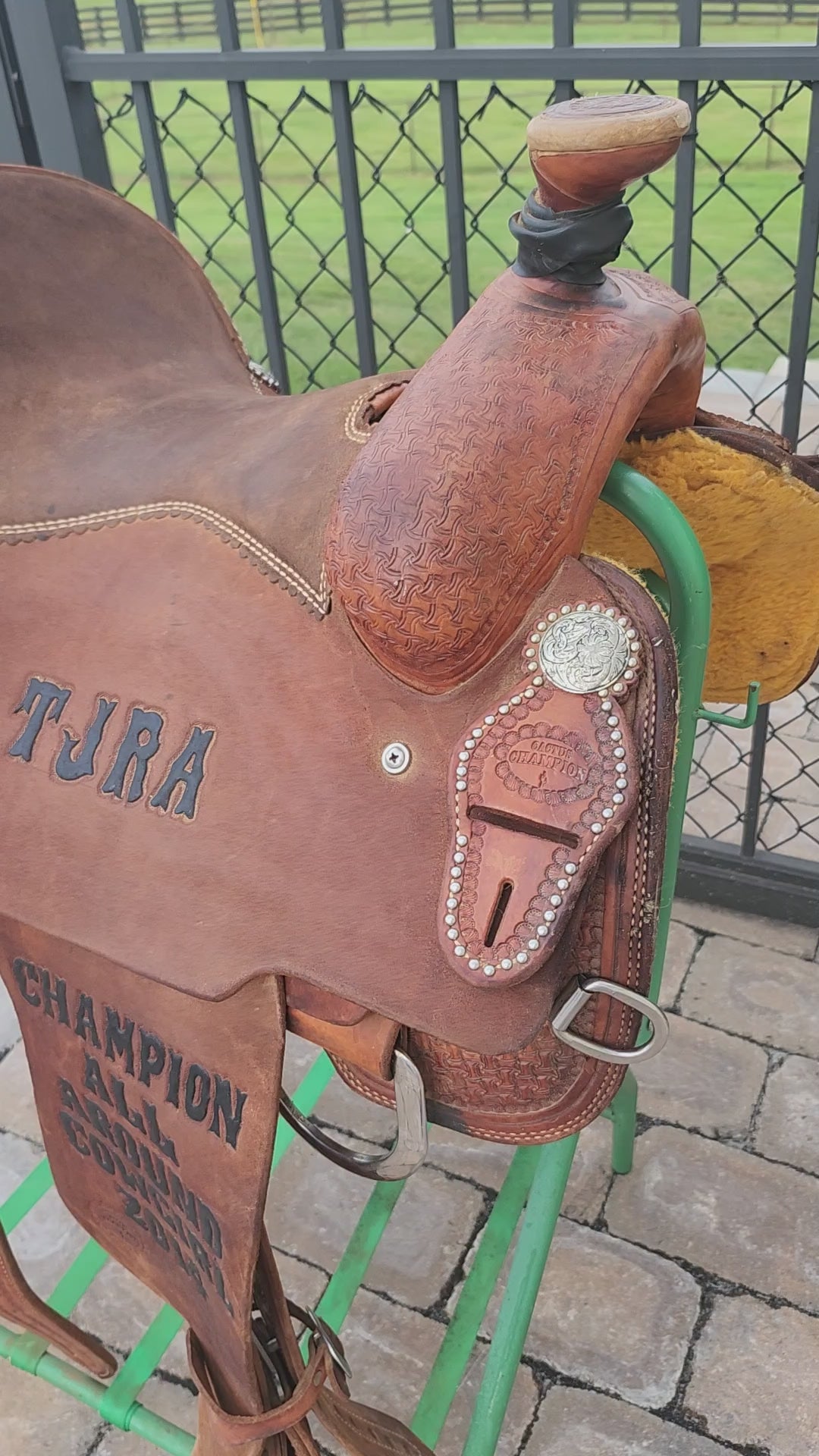 15" 2014 Cactus Saddlery Trophy Roping Saddle