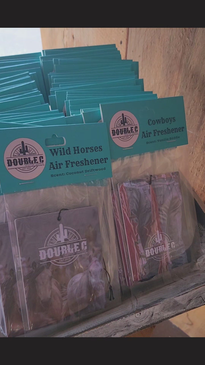 Cowboys Air Freshener - Vanilla Saddle