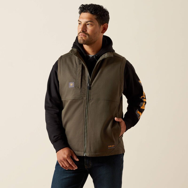 Rebar DuraCanvas Vest/Earth 10062536 - Double C Western SupplyAriat