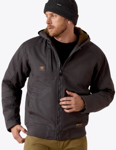REBAR GREY MNS Rebar DuraCanvas Jacket REBAR GREY 10023919 - Double C Western SupplyAriat