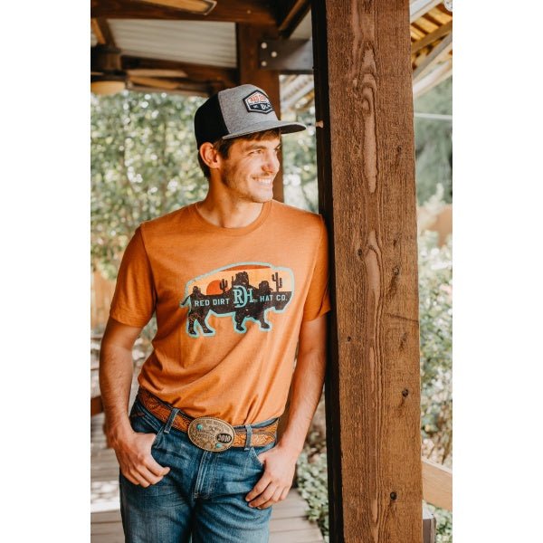 Red Dirt Billboard T Shirt Heather Autumn - Double C Western SupplyRed Dirt