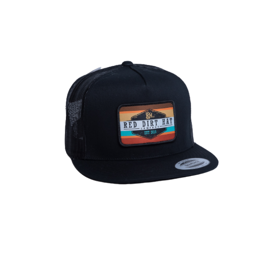 Red Dirt Hat Company Army Sunset Adjustable Snapback Hat Cap Red Dirt