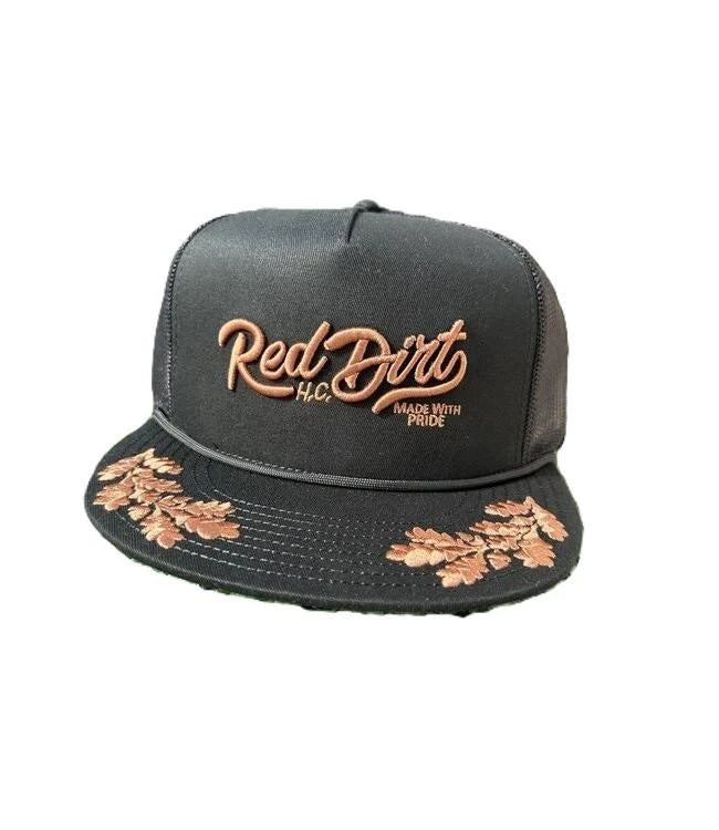 Red Dirt High Road Trucker Cap Black/Copper RDHC-630 Cap Red Dirt