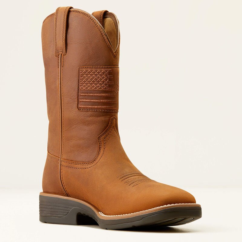 Ridgeback Country Waterproof Cowboy Boot - 10051047 - Double C Western SupplyAriat