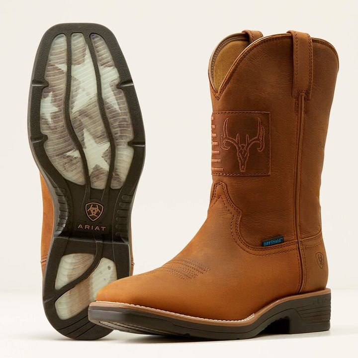 Ridgeback Country Waterproof Cowboy Boot - 10051047 - Double C Western SupplyAriat