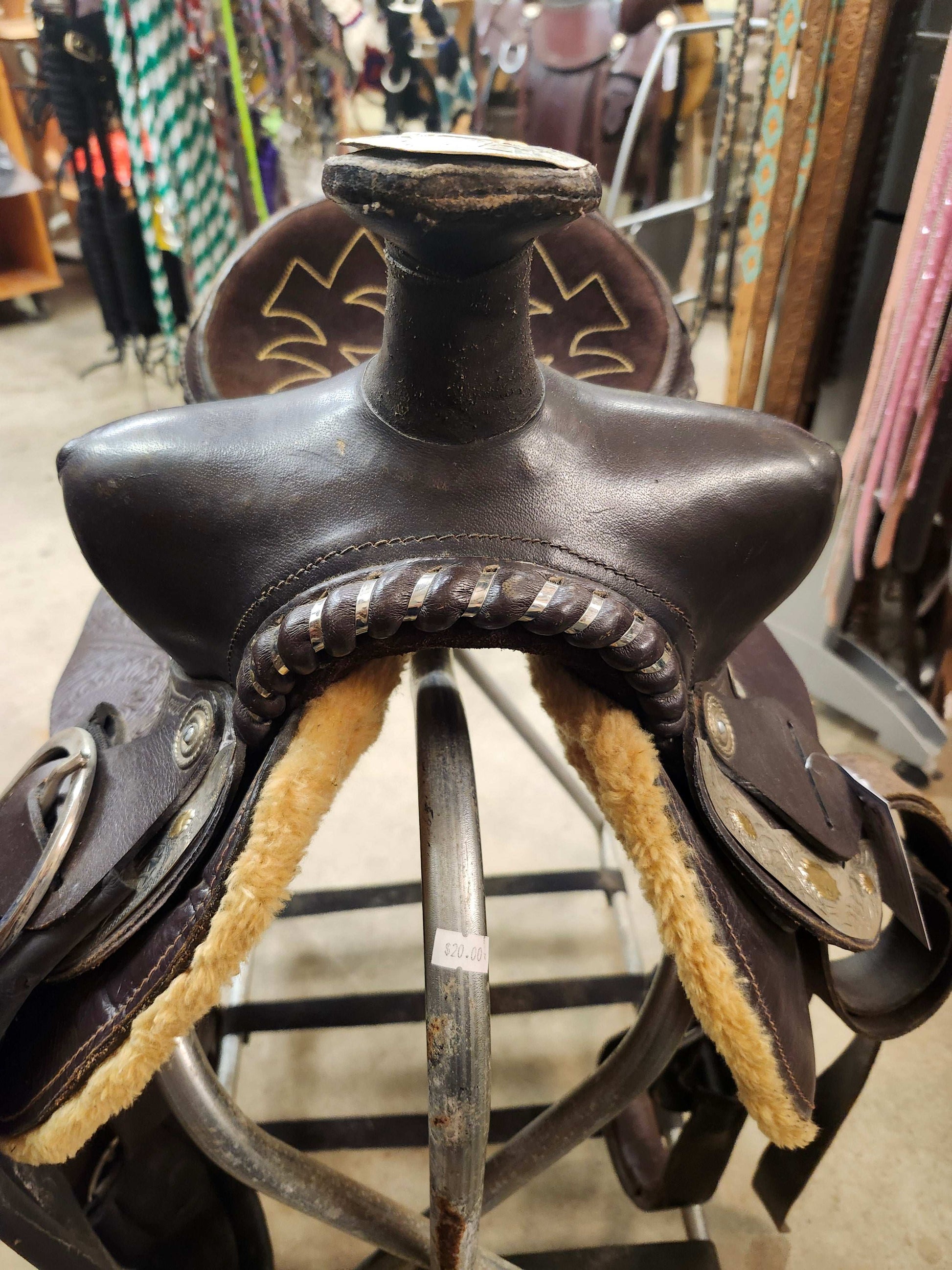 14" Youth Saddle (used, like new) Double C Western Supply