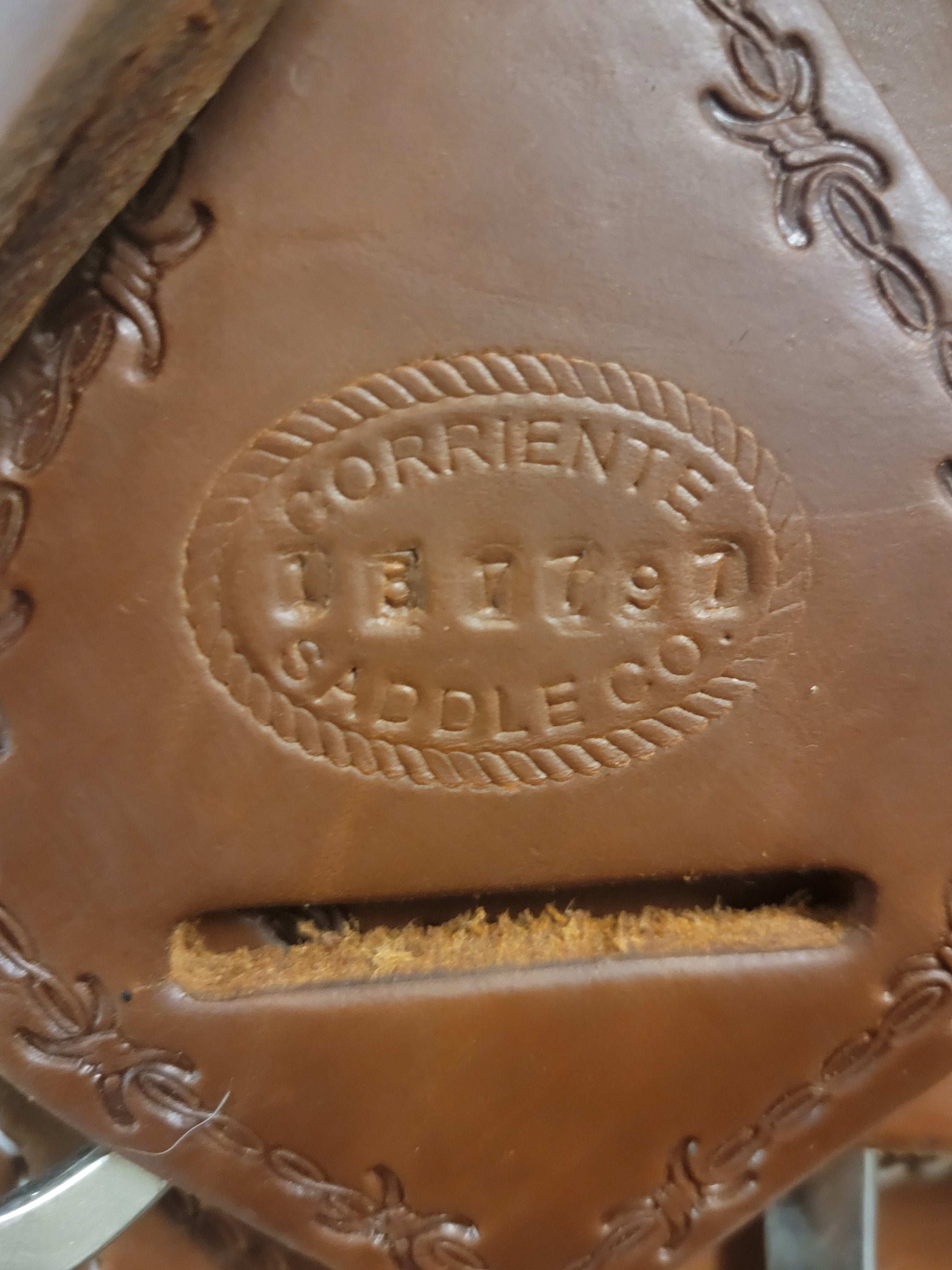 17" Corriente Association Ranch Saddle Double C Western Supply