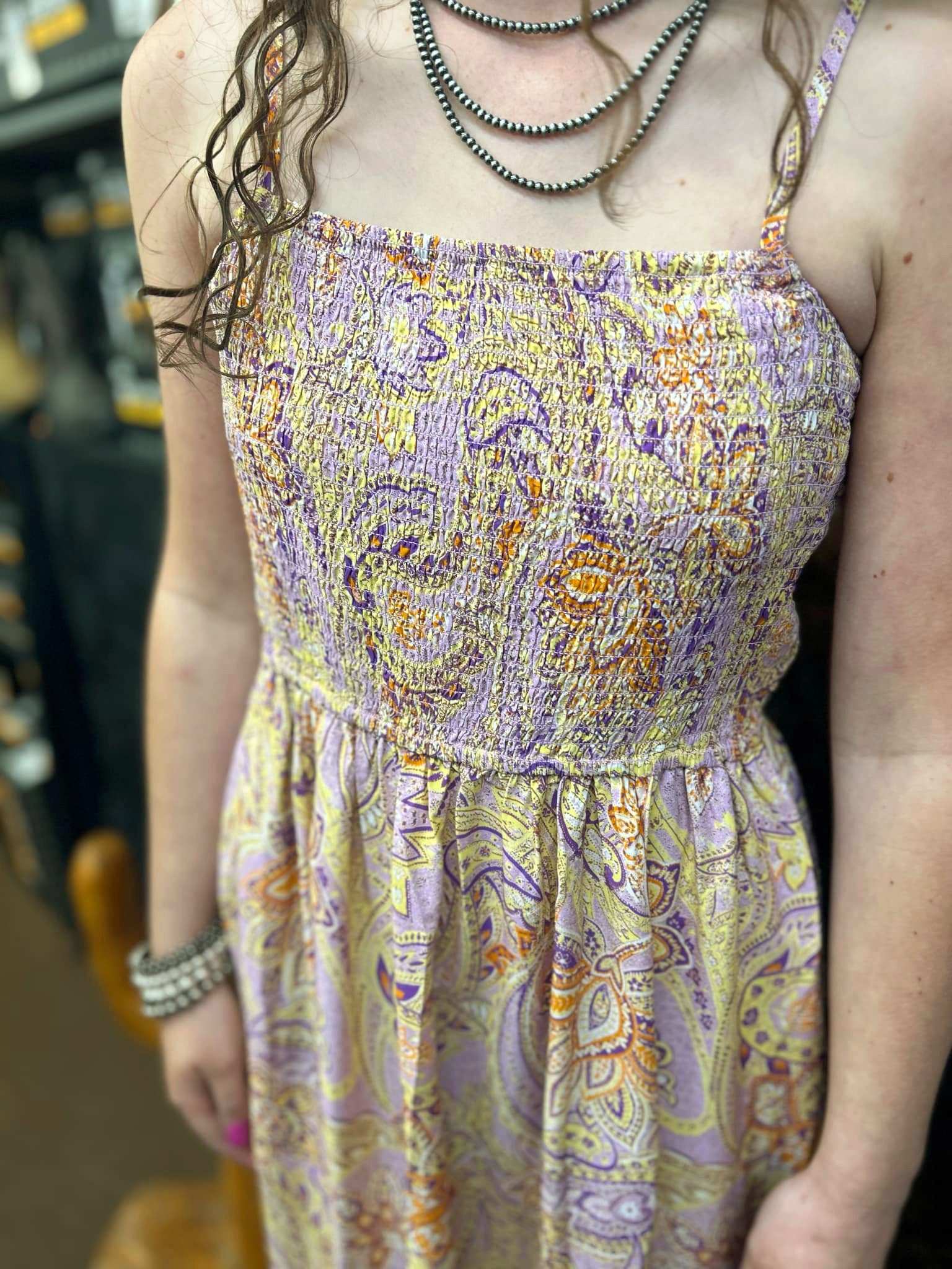 Wrangler Retro® Punchy Dress - Orange/Purple dress Women's Wrangler