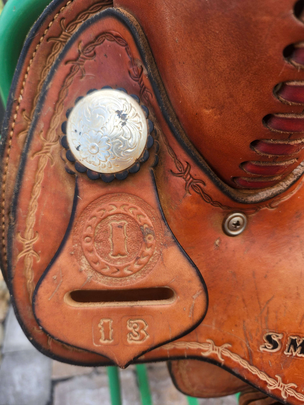 13" 2007 Youth Barrel Saddle Saddle Running P