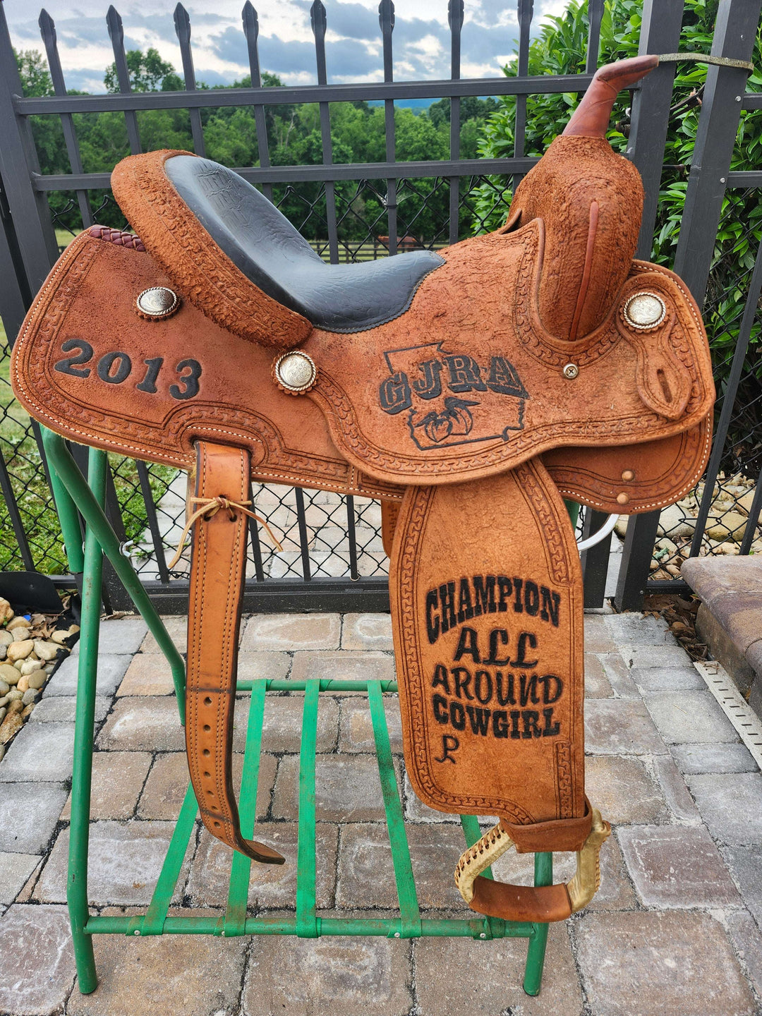 14.5" 2013 Running P Trophy Barrel Saddle Saddle Running P