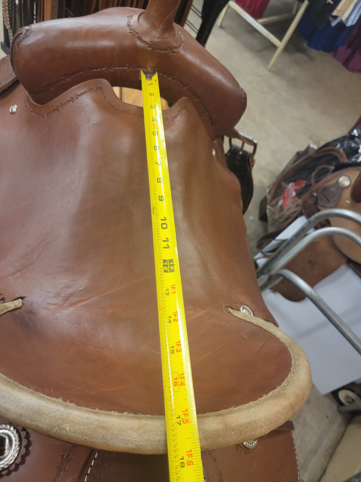 17" Corriente Association Ranch Saddle Double C Western Supply