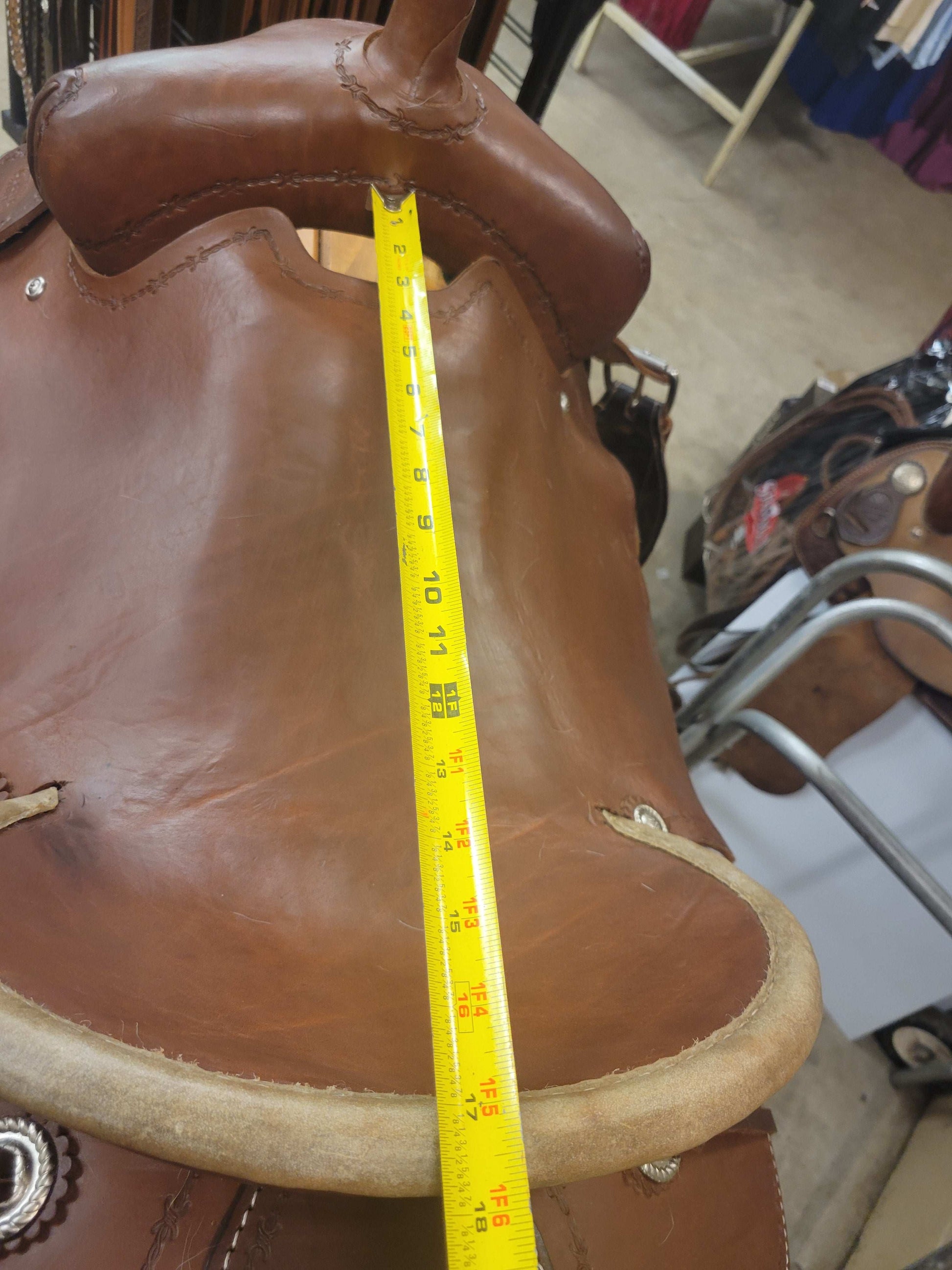 17" Corriente Association Ranch Saddle Double C Western Supply