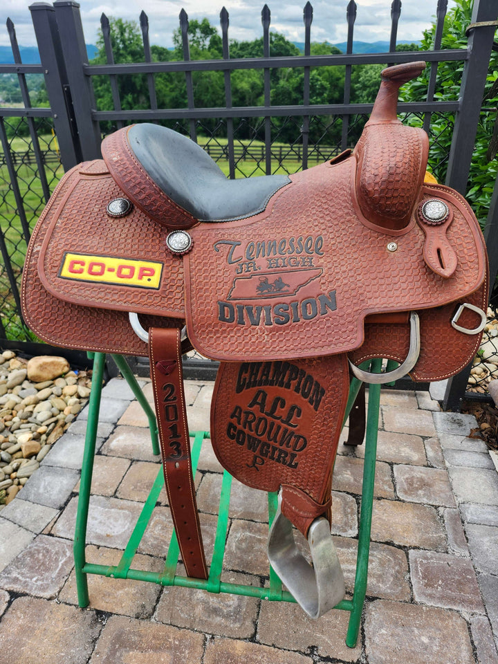 15" 2013 Running P Trophy Roping Saddle Saddle Running P