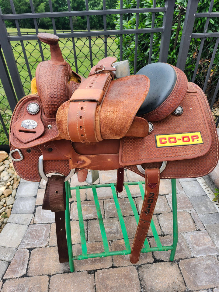 15" 2013 Running P Trophy Roping Saddle Saddle Running P