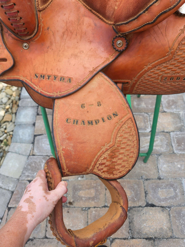 13" 2007 Youth Barrel Saddle Saddle Running P