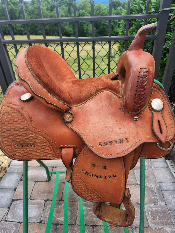 13" 2007 Youth Barrel Saddle Saddle Running P